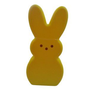 Peeps Bunny Blowmold LED Flickering Candle Light 10" Batteries Not Included NWT